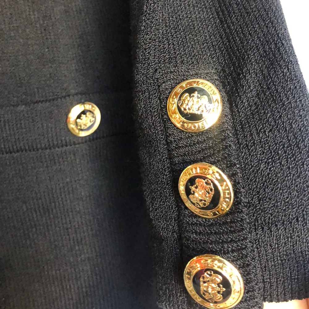 St. John’s Collection padded shoulder cardigan - Picture 2 of 4